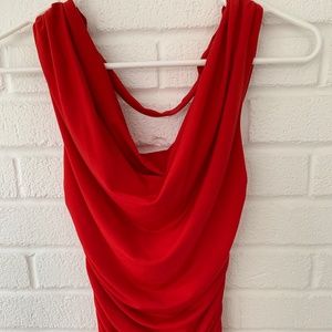Express Red Bodycon Dress